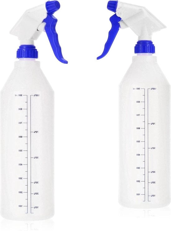 Due boccie spray - pompa spray a 360 gradi chimicamente resistente - grasso minerale a silicone - 900 ml - bianco Blu