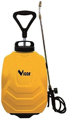Vigor SUMMY-16C Pompa Irroratrice a Batteria Carrellata 16 L 12V 8Ah 5,5 bar Lancia Inox Telescopica