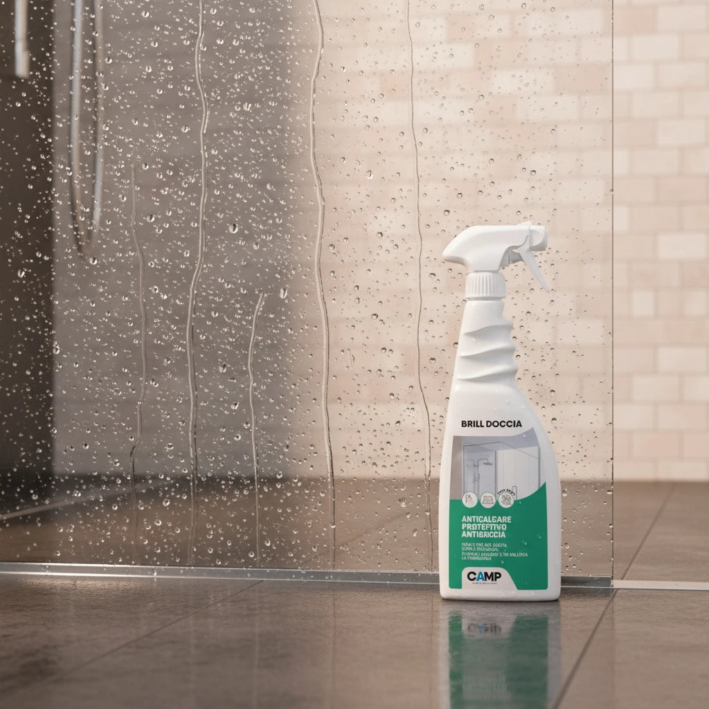 Brill doccia anticalcare protettivo antigoccia per vetri e ceramiche 750 ml