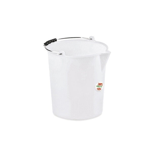 Secchio Pulizia acqua con becco bianco 9 litri