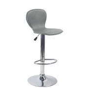 SET DA 2 SGABELLO BAR PVC GRIGIO ORLANDO 40*46*86/106