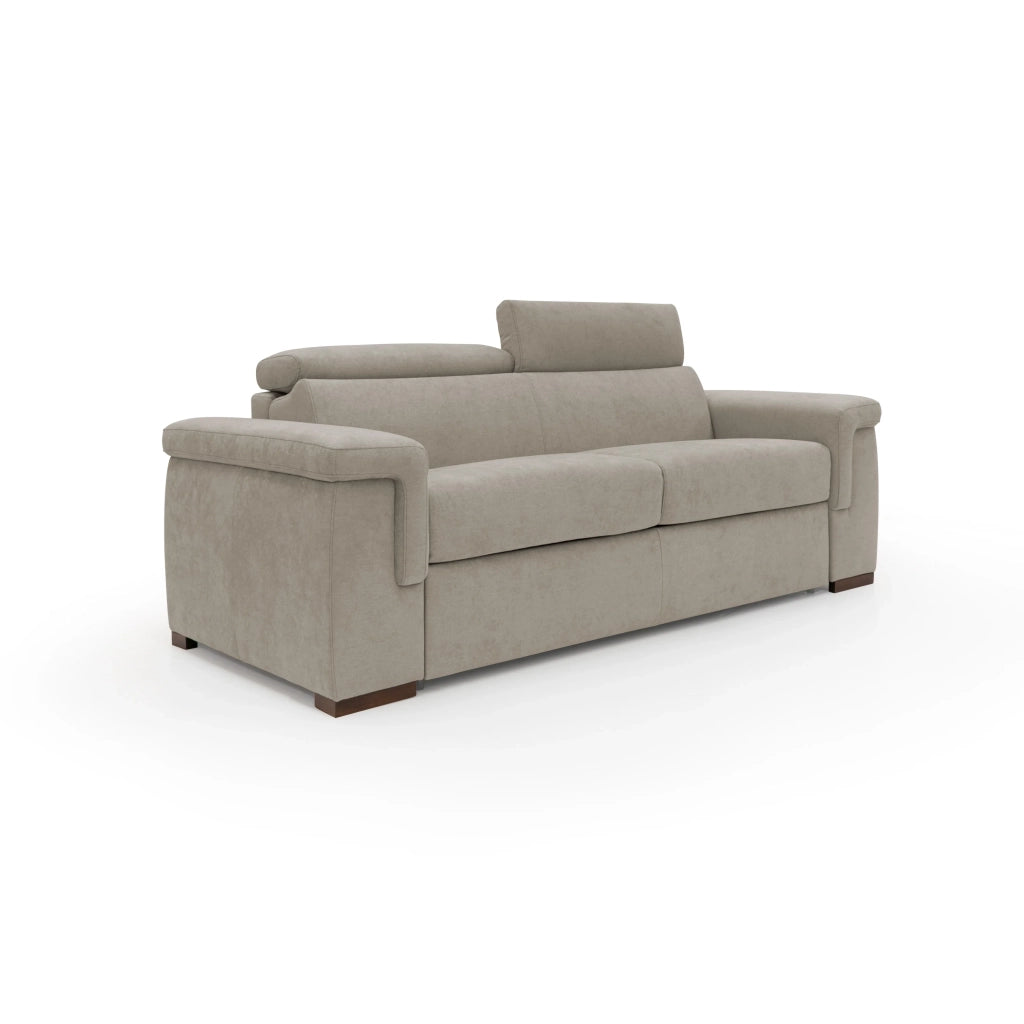 Giunone Divano letto mat. H18 220 cm (mat. 140x197 cm) panna