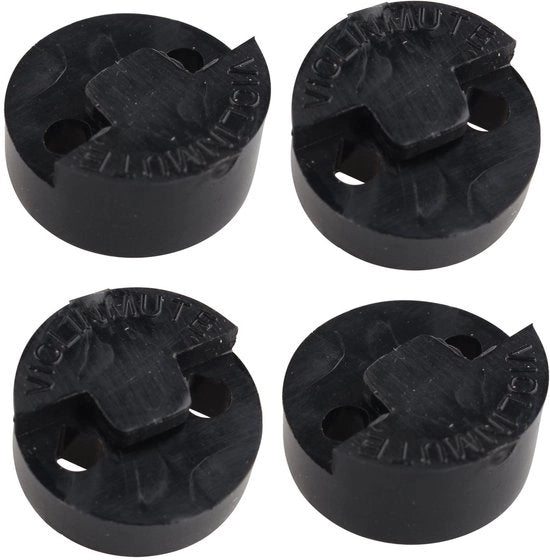 Set di Mute per Violino da 4 pezzi - Leggero e Sostenibile - Eccellente Effetto Dampening - Alta Qualità Sonora - Ideale per l'Esercizio - Nero - Mute per Violino