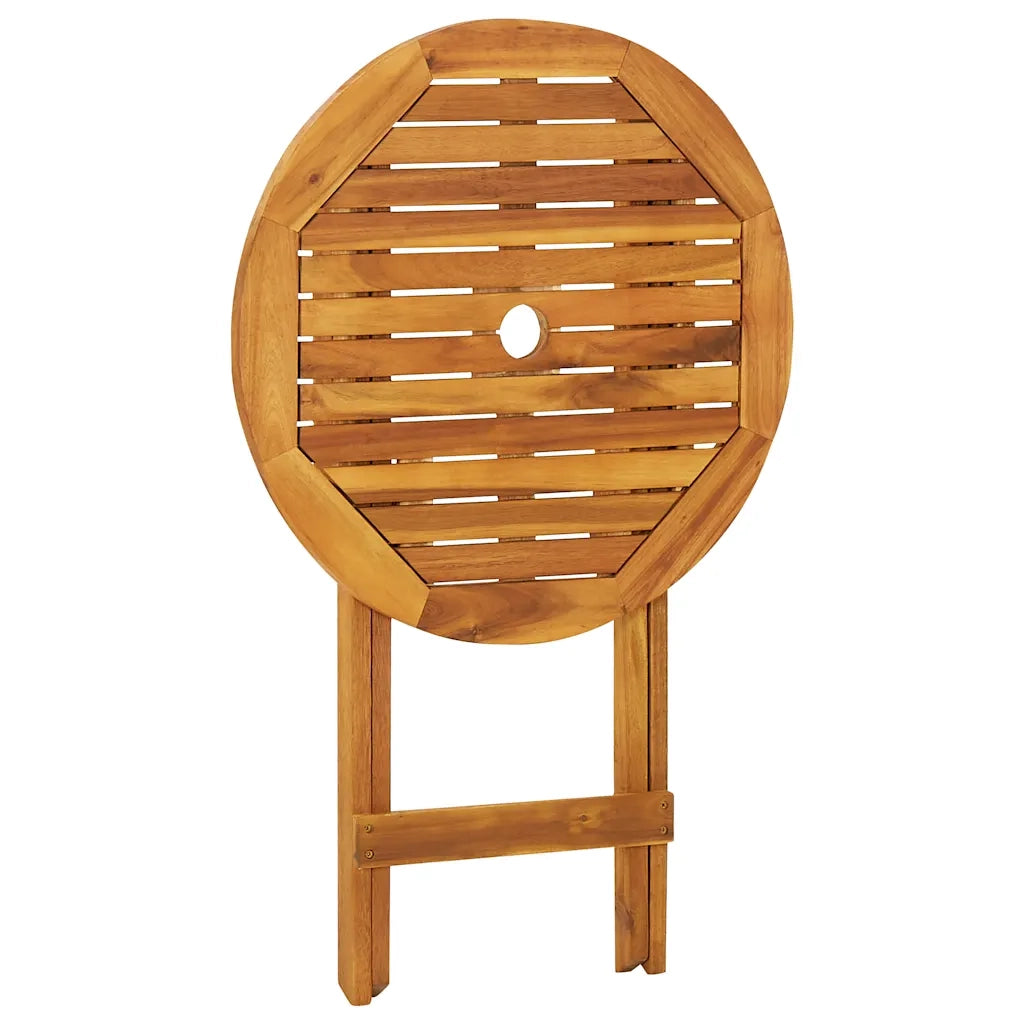 Set da Bistrot 3 pz Pieghevole in Legno Massello di Acacia cod mxl 43685