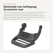 Remmendele per catena per Husqvarna 435/440/445/450 - Manubrio per catena - ABS resistente - Installazione facile - 3 pezzi - Alta precisione