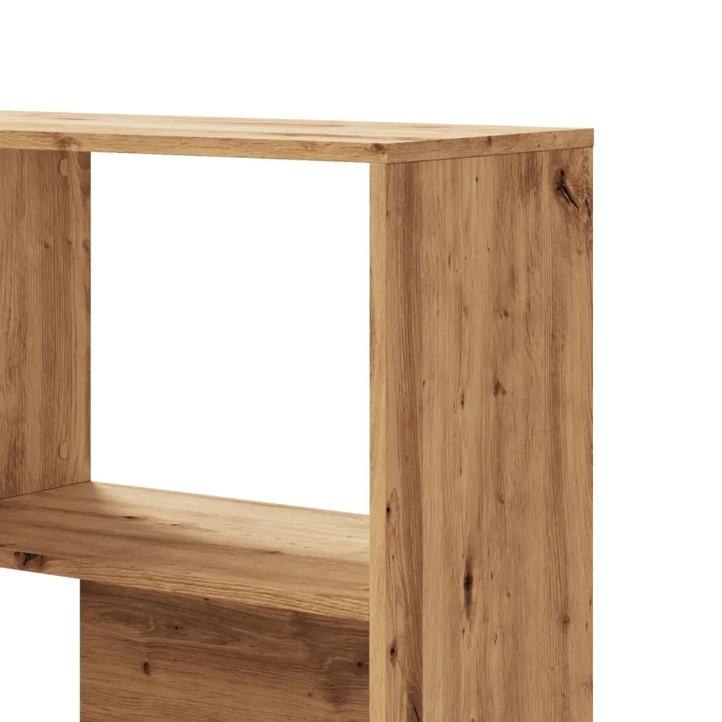 Libreria 4 Ripiani Rovere Artigianale 85x85x140 cm Truciolare 3307818