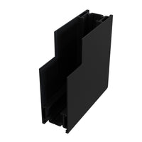 Connettore ad Angolo Esterno per Sistema Illuminazione a Binario  Nero