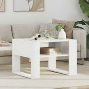 Tavolino da salotto Bianco 66 x 53 x 45 cm Legno multistrato