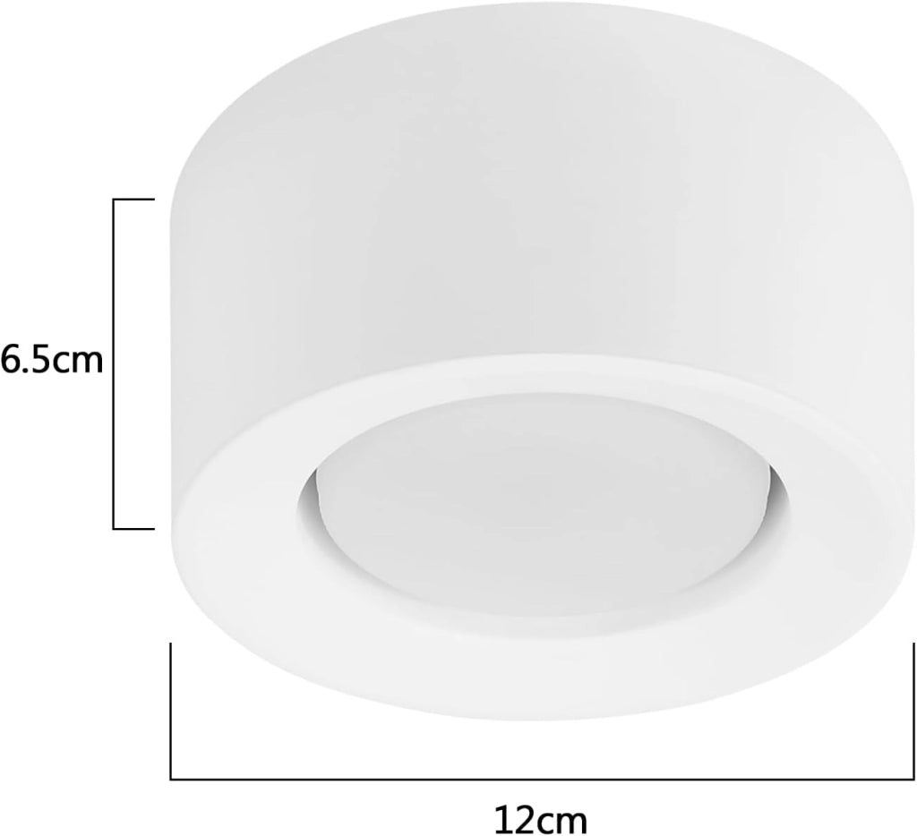 ZMH Lampada da soffitto plafoniera moderna gesso bianco GU10 per cucina soggiorno
