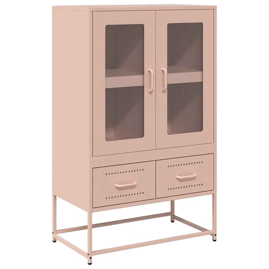 Credenza Rosa 68x39x111,5 cm Acciaio
