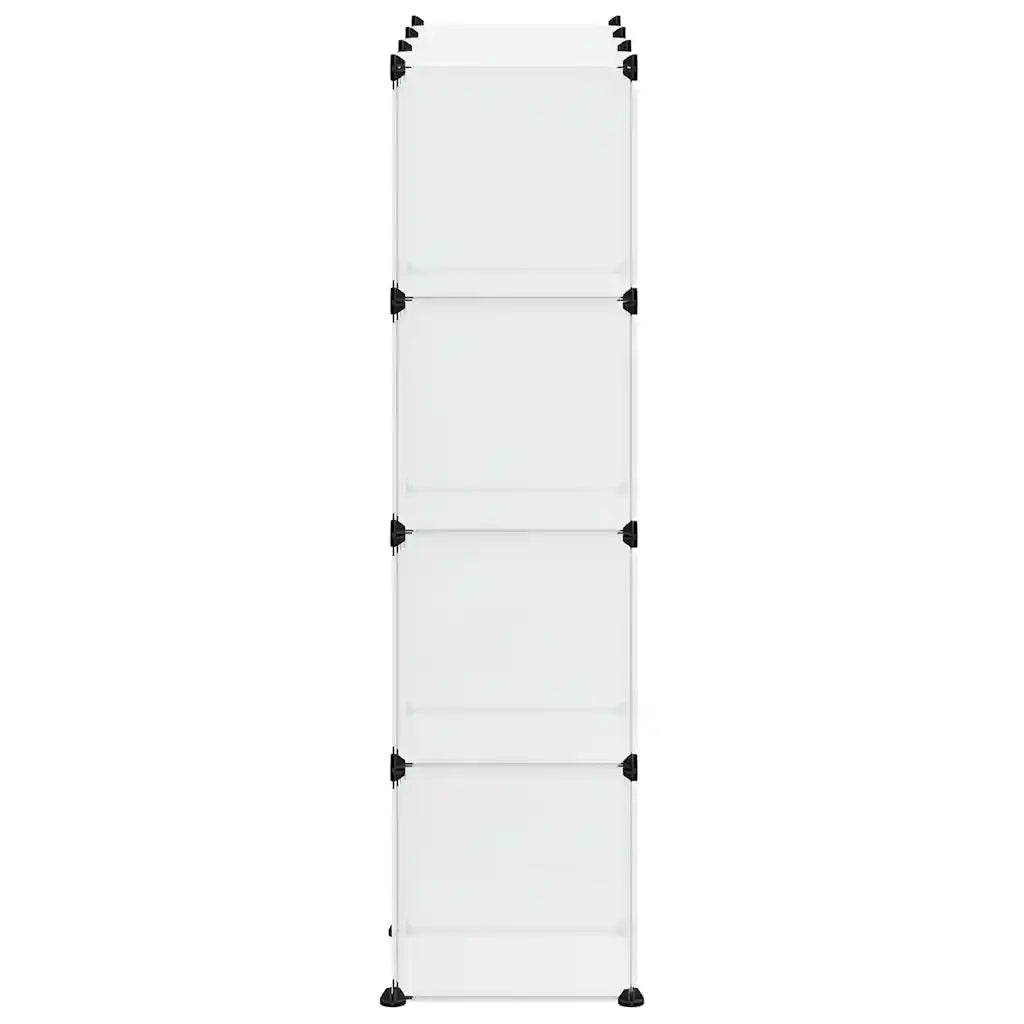 Contenitore a Cubo con 12 Cubi e Ante Trasparente PP CFW4776487