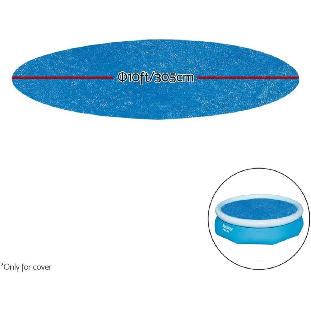 Trade Shop - Telo Termico Rotondo Copertura Solare Per Piscine Fuori Terra Da 305 Cm 58241 -