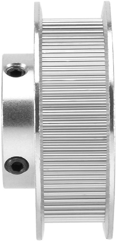 Riempoelie in Lega di Alluminio - GT2 - 30/36/40/48/60T - 1 pezzo - Foratura interna 5/6,35/8/10/12mm - Katrol H di tipo - Ideale per stampanti 3D