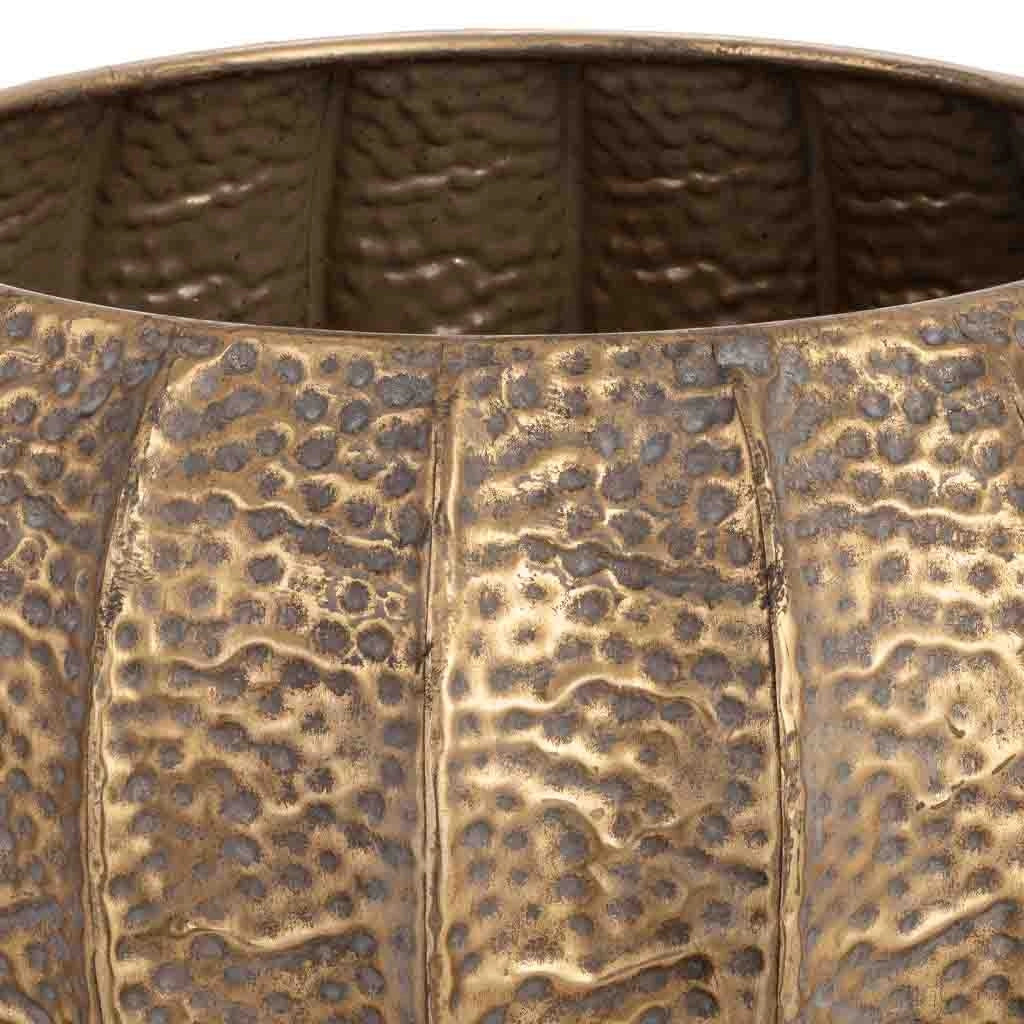 Fioraia in metallo dorato 40,5x40,5x29,5 cm (altezza)