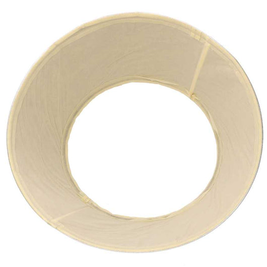 Copri base albero tessuto bianco brillante cm Ø56xh25