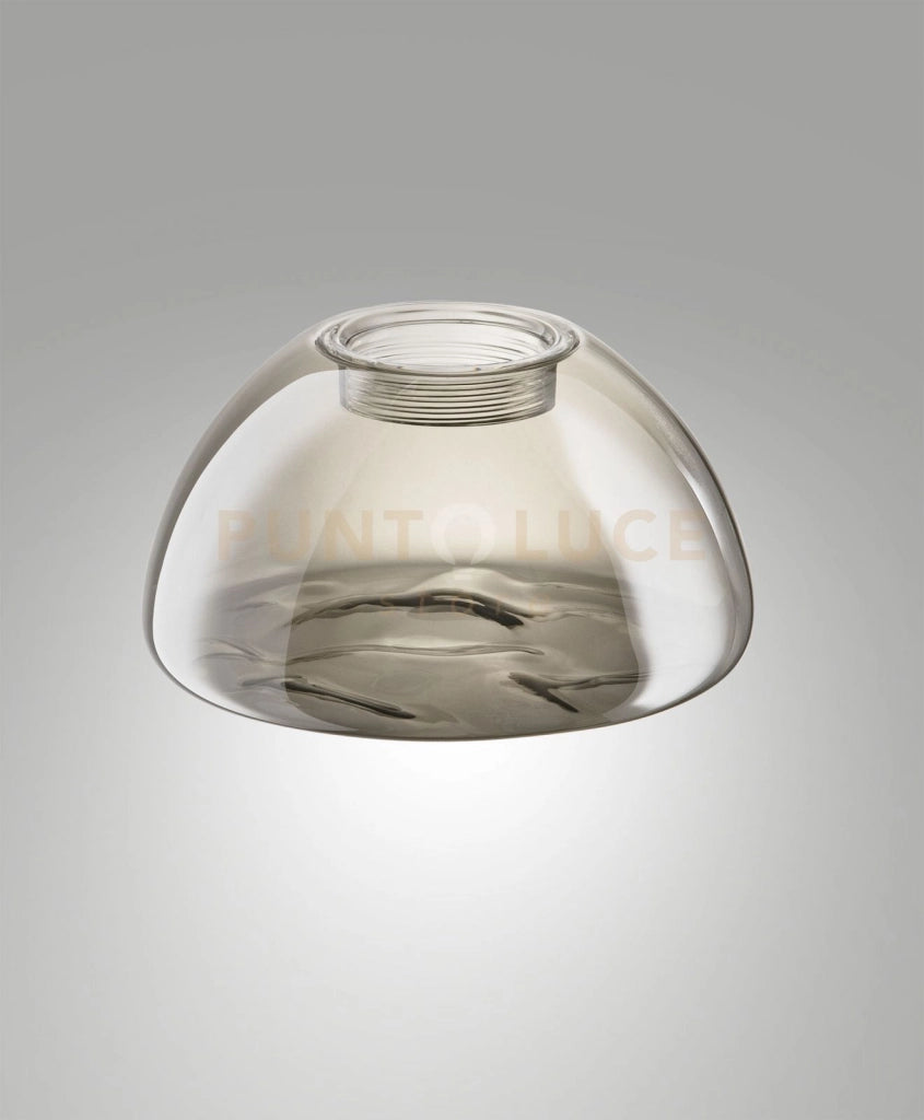 3804-59-126 DIFFUSORE IN VETRO LUCILLE D.16CM FUME' PER 8W