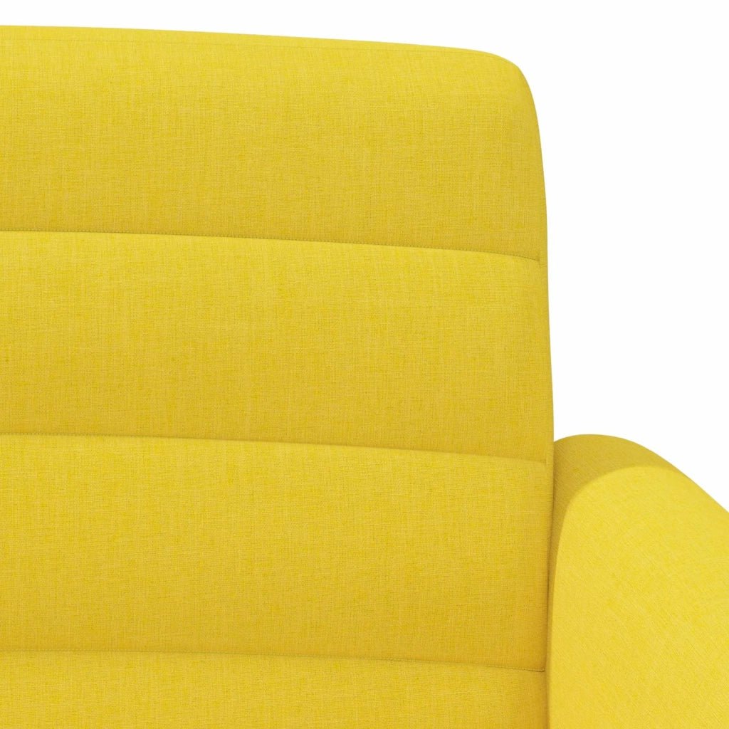 Loveseat con bottoni imbottiti Giallo Chiaro 116 x 67 x 80 cm 42041784