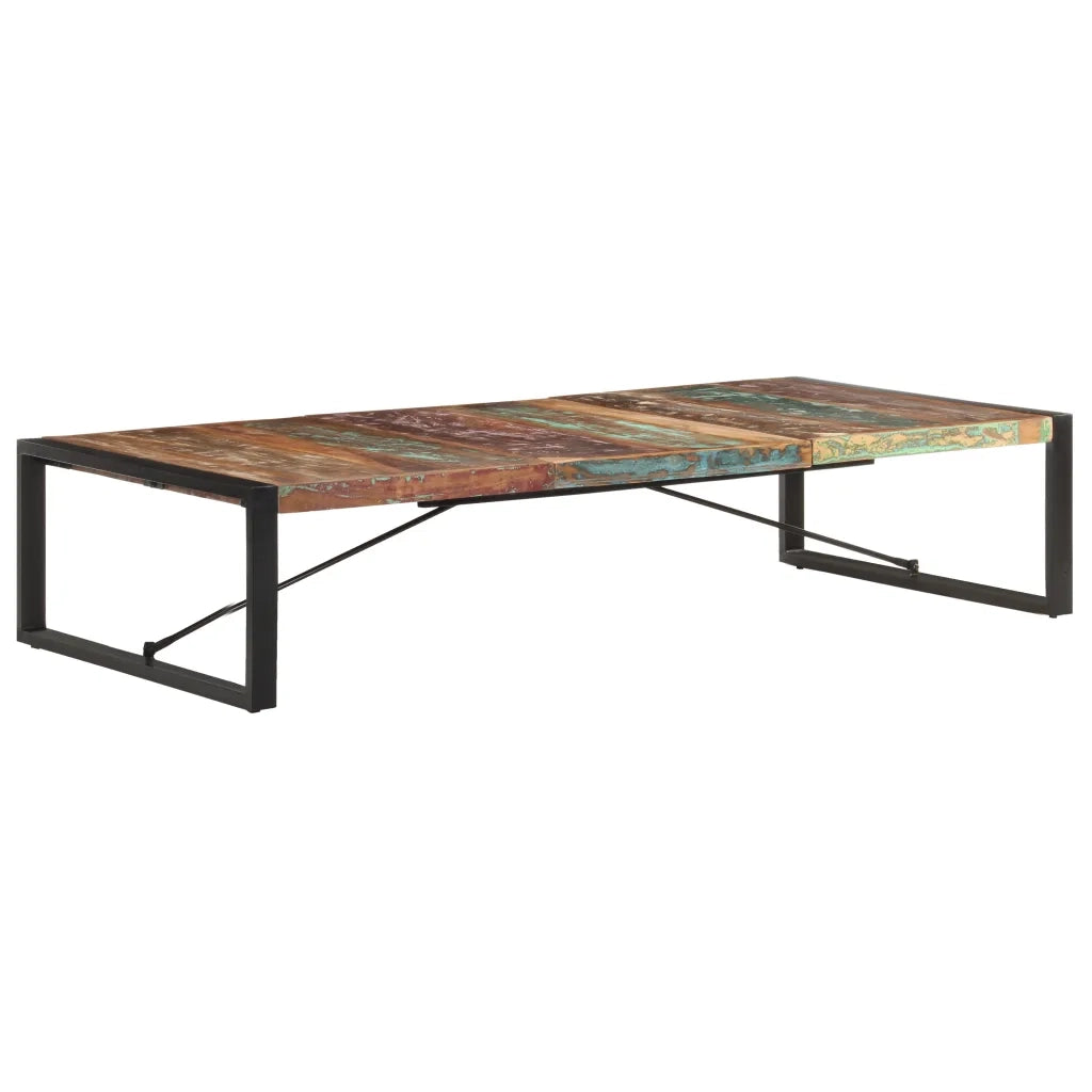 Tavolino da Salotto 180x90x40 cm in Legno Massello di Recupero 321589