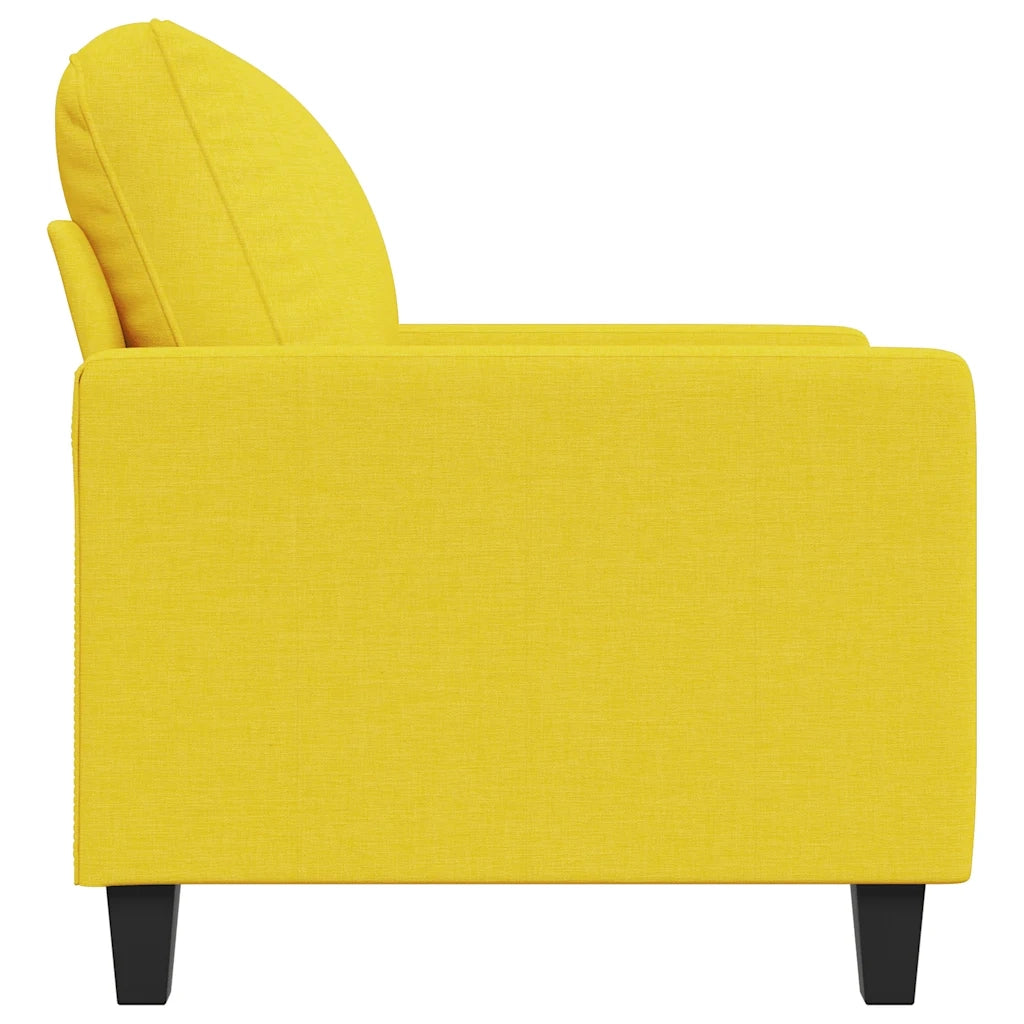 Poltrona | Sedia Relax Giallo Chiaro 60 cm in Tessuto