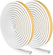 Striscia di sigillatura autoadesiva 20m - Striscia di sigillatura per porte - Isolante acustico - Resistente all'acqua - Multifunzionale - Schiuma ad alta elasticità - Sigillatura di porte