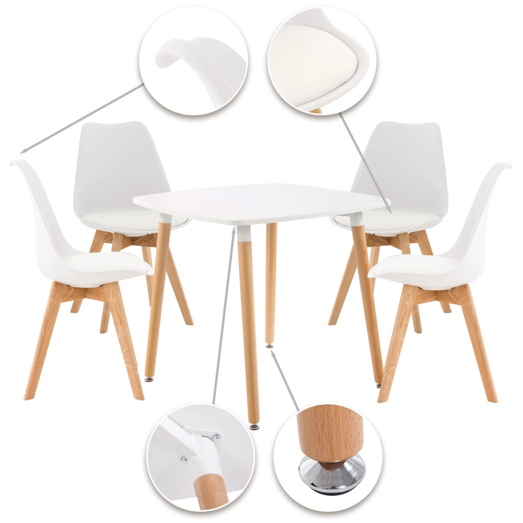 Set da pranzo Liborg bianco