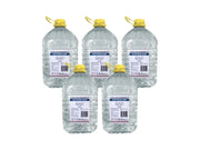5 Pezzi Alcol Etilico Denaturato D'Auria 90° 5 L Incolore
