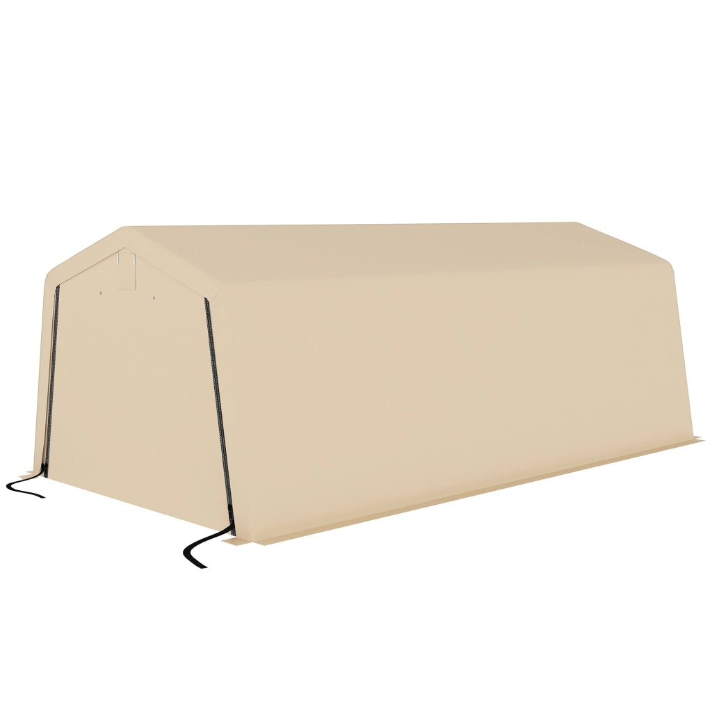 Tenda Garage Carport ¨C Minimal ¨C Grigio 6.2x3.3x2.4 m