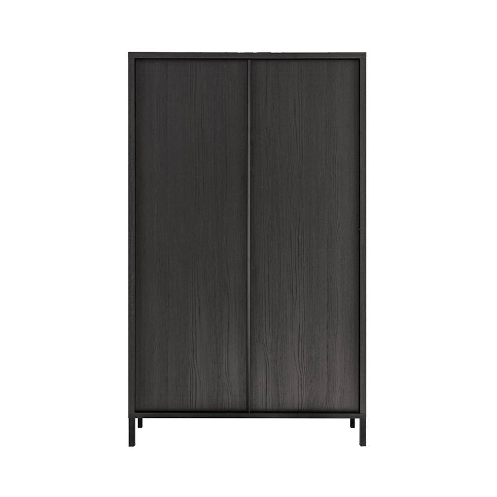 Contenitore nero frassinato 106x40x177