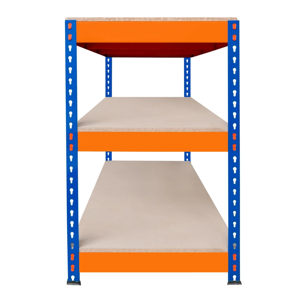 Banco da Lavoro a 3 Ripiani S-Rax - Postazione di lavoro 300kg - 150x60x90cm