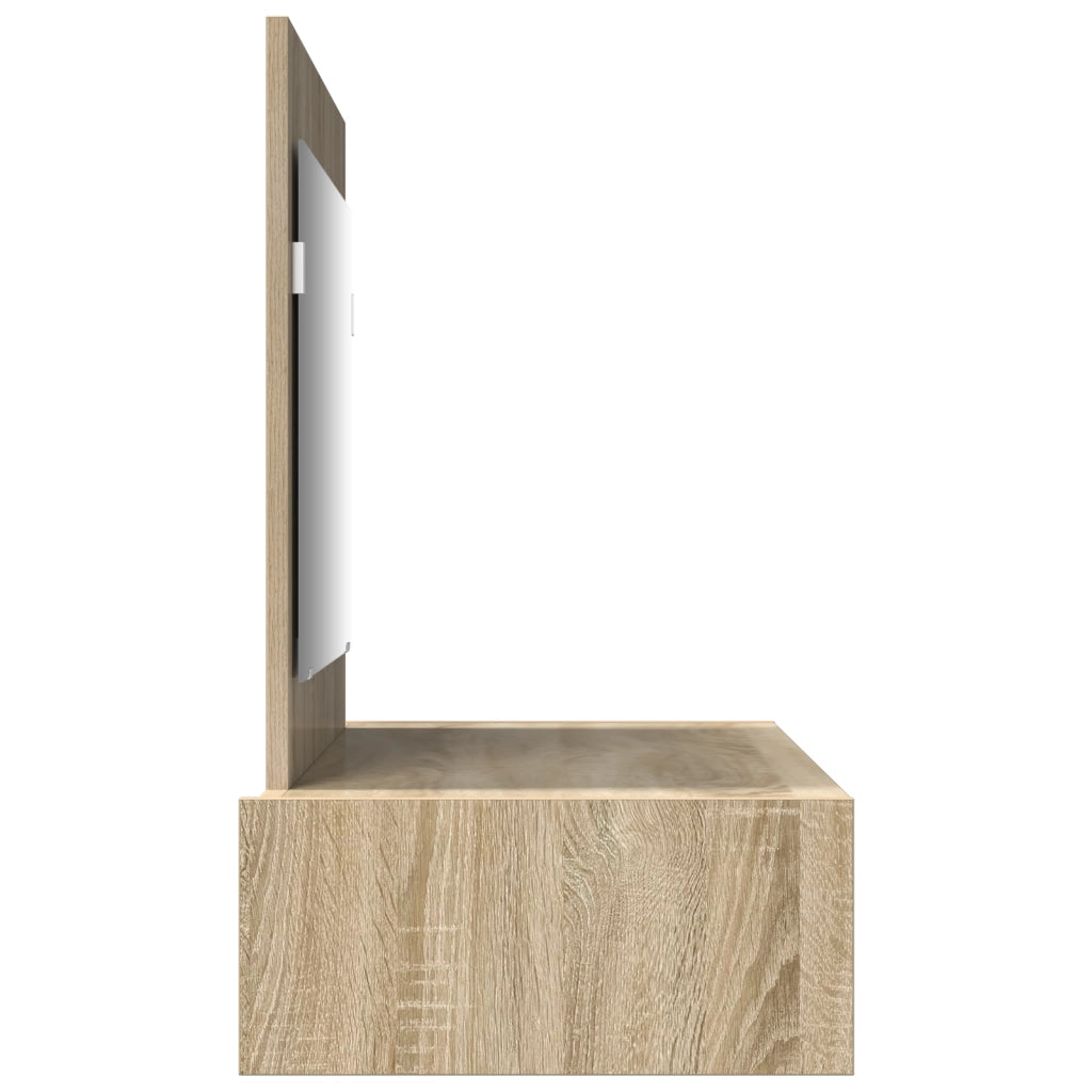 Toeletta a Muro Rovere Sonoma 100x40x70 cm