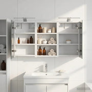 Set di Armadi da Bagno con lo scaffale 3 pcs 90 x 10,5 x 50 cm 3403672