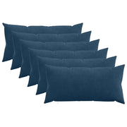 Federa 6 pcs HEERLEN Blu navy 40 x 70 cm corduroy 909548