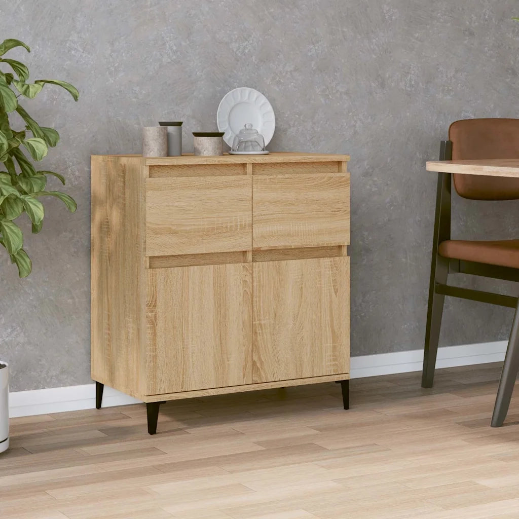 Credenza-Buffet-Armadio da cucina Rovere Sonoma 60x35x70 cm in Legno Multistrato 406224