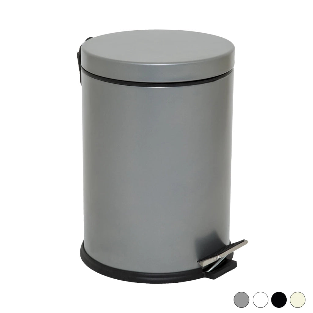 Pattumiera Fresia DH Beige 5 lt in acciaio colorato