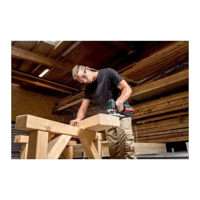 Metabo 601502840 STA 18 LTX 150 BL Seghetto alternativo a batteria 18 V motore brushless profondita' taglio 150 mm cambio lama senza attrezzi colore Nero