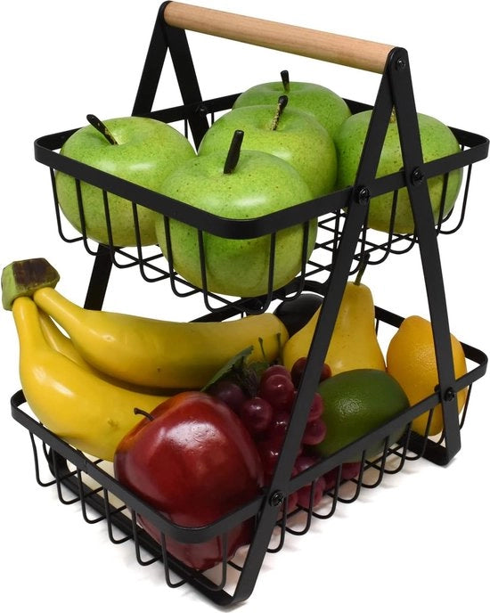 Bowl per frutta in legno massello
