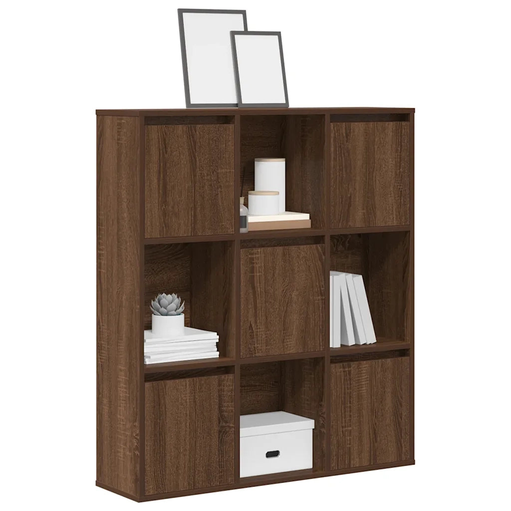 Libreria Rovere Marrone 89x24x101,5 cm in Legno Multistrato 860406
