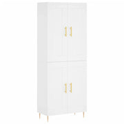 Buffet credenza cassettiera armadio mobile contenitore organizer cucina soggiorno salotto alto 69,5 x 34 x 180 cm legno ingegnerizzato bianco 02_0032521