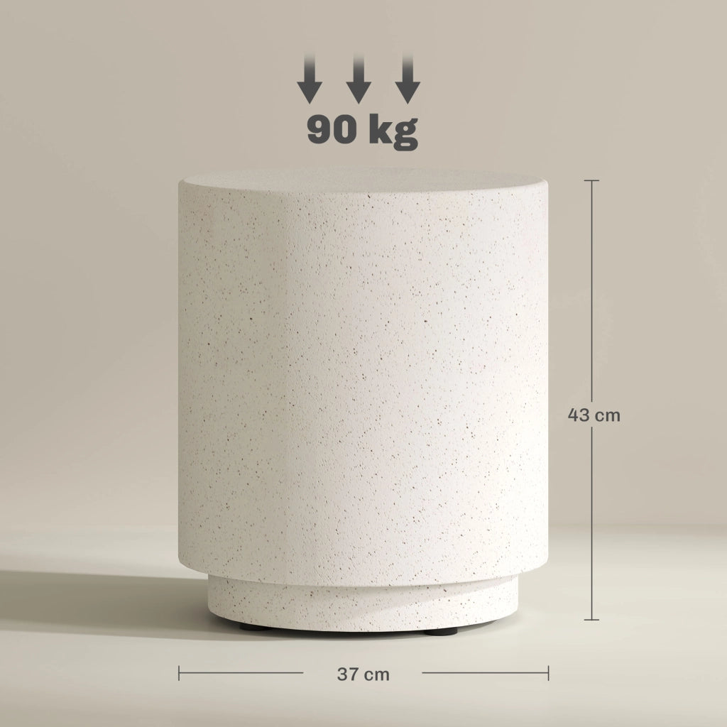 Tavolino da caff¨¨ in cemento ¨C zephmum ¨C 37x37x43