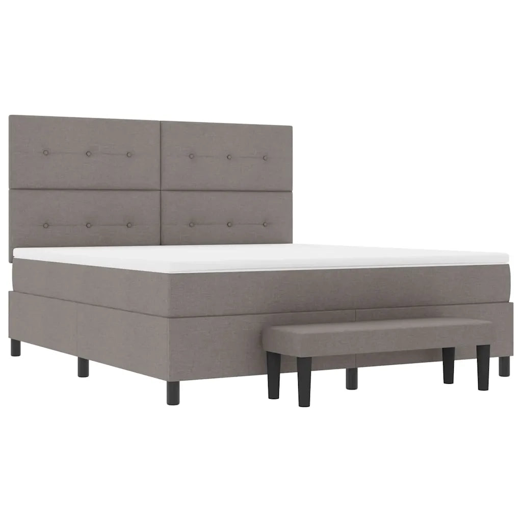 Letto a molle con testiera Talpa 180 x 200 cm Tessuto 3344090