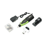 Affilatrice elettrica portatile per motoseghe 12V, 55W, 20000 RPM Batteria agli ioni di litio 2000mAh