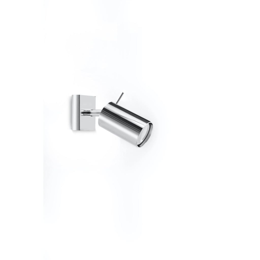 Applique Pure Lume Torque 1 luce cromo GU10 dimmerabile