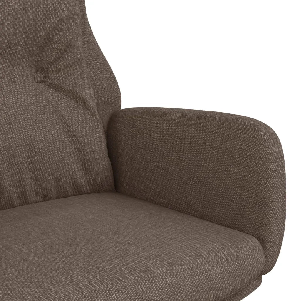 Poltrona Rilassante Tortora in Tessuto 341299