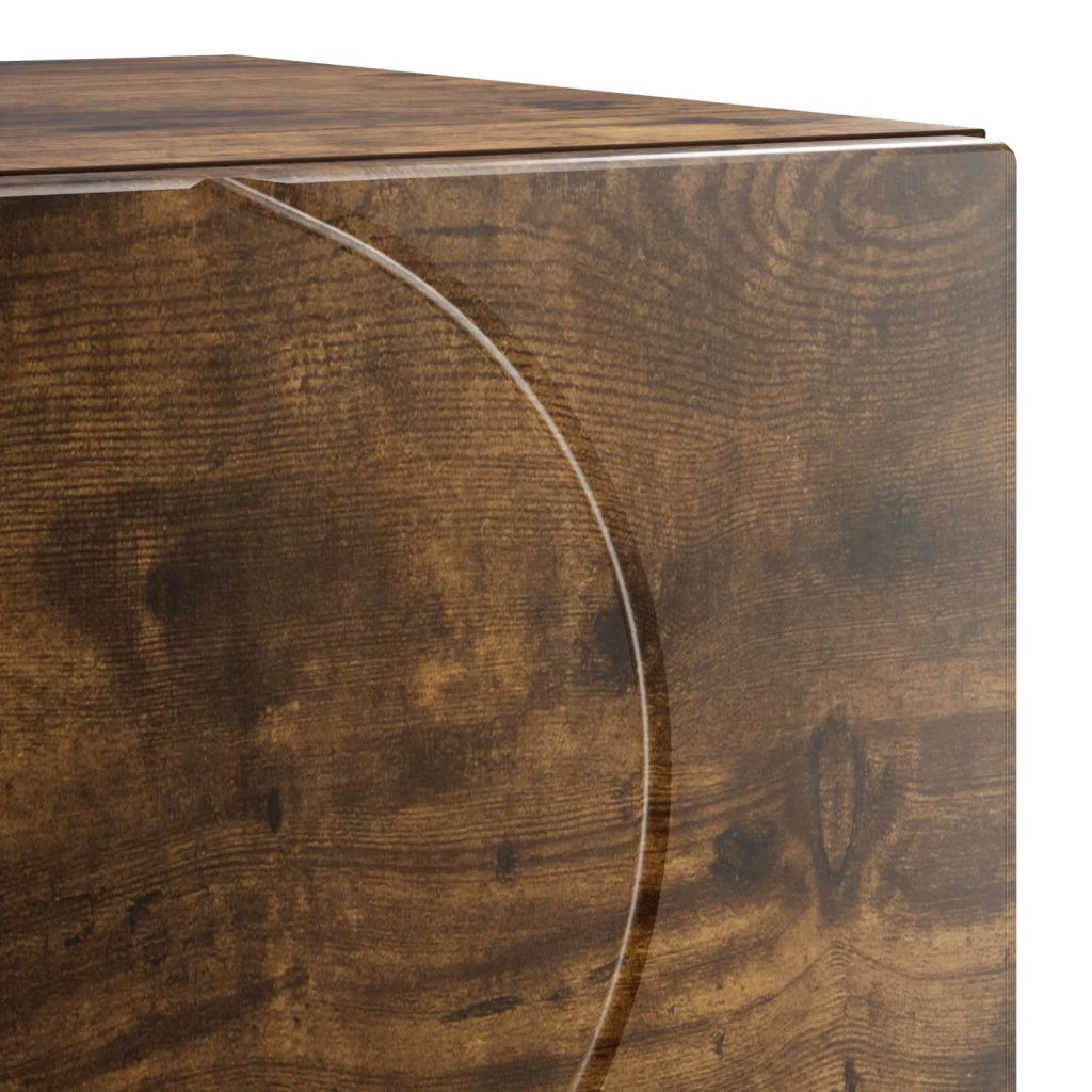 Armadio da Notte Rovere Fumo 33,5 x 34,5 x 50 cm 8011397