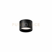 GPL331C- FARETTO LED  IN ALLUMINIO NERO SATINATO 3000K 616LM 8W D.9CM