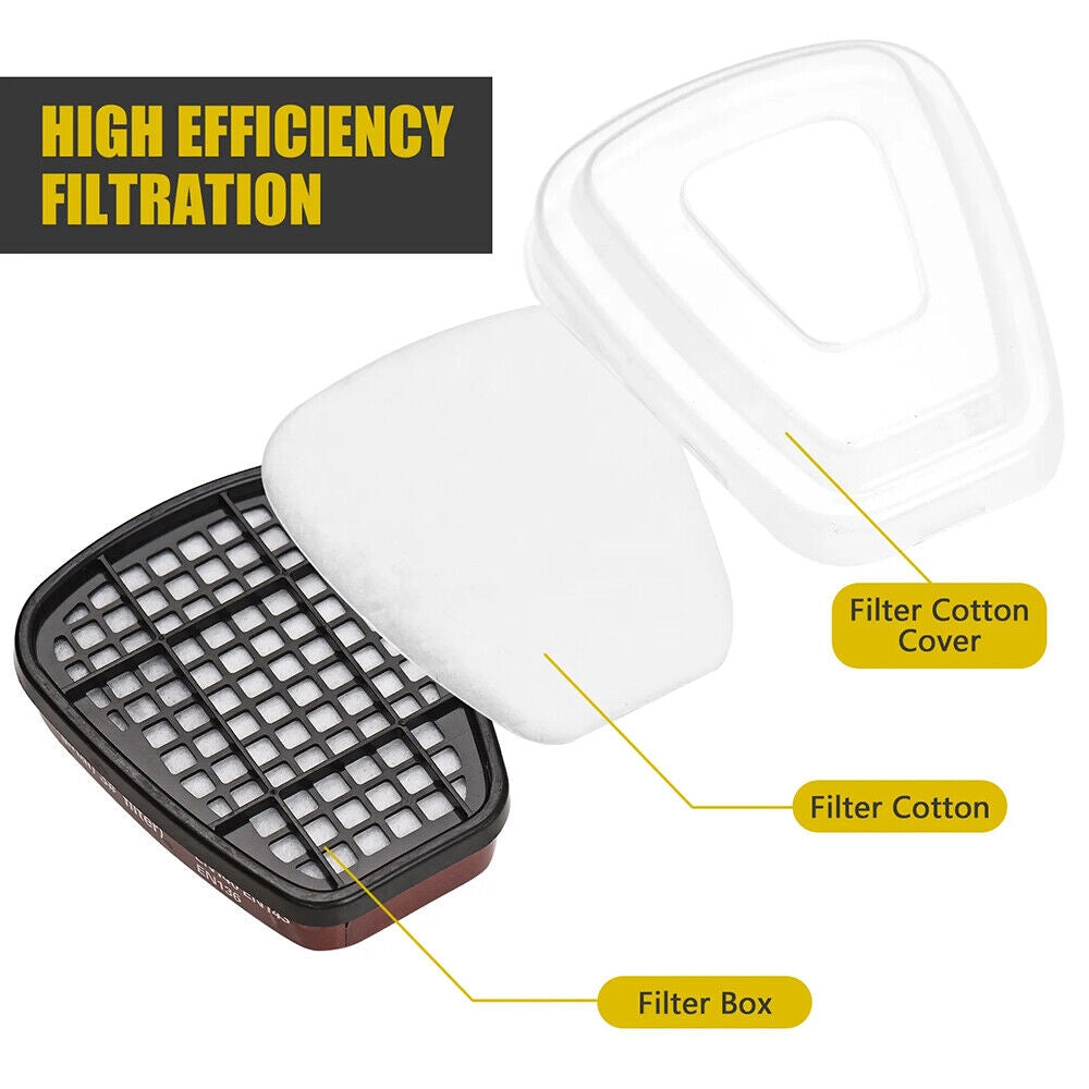 Maschera Antigas Facciale Completo 15-in-1 ¨C Xylo ¨C Protezione Respiratoria Chimica 95%