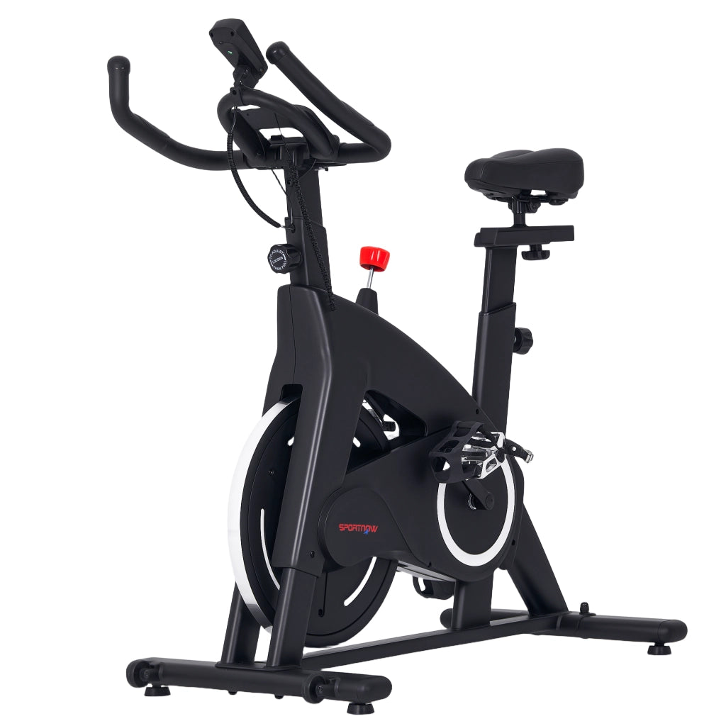 Bicicletta da Camera Fitness Silenziosa ¨C zephmum ¨C Nero, Regolabile, LCD