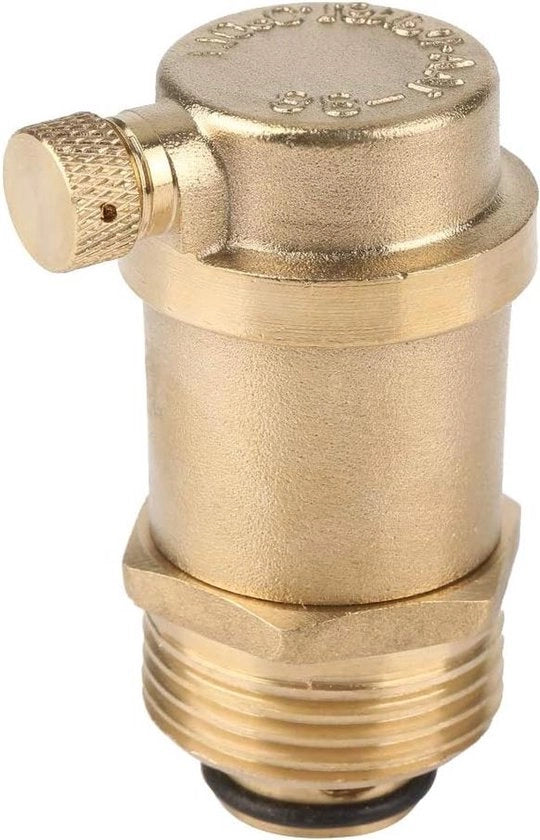 Vitale di sicurezza per boiler - Valvola di sfogo rapido automatico DN25 G1 in ottone per impianti solari e scarico di pressione.