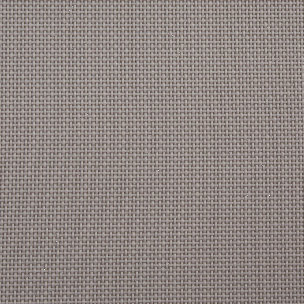 Set di 6 sedie da pranzo da giardino Telaio in alluminio bianco Materiale sintetico Grigio Design moderno per esterni