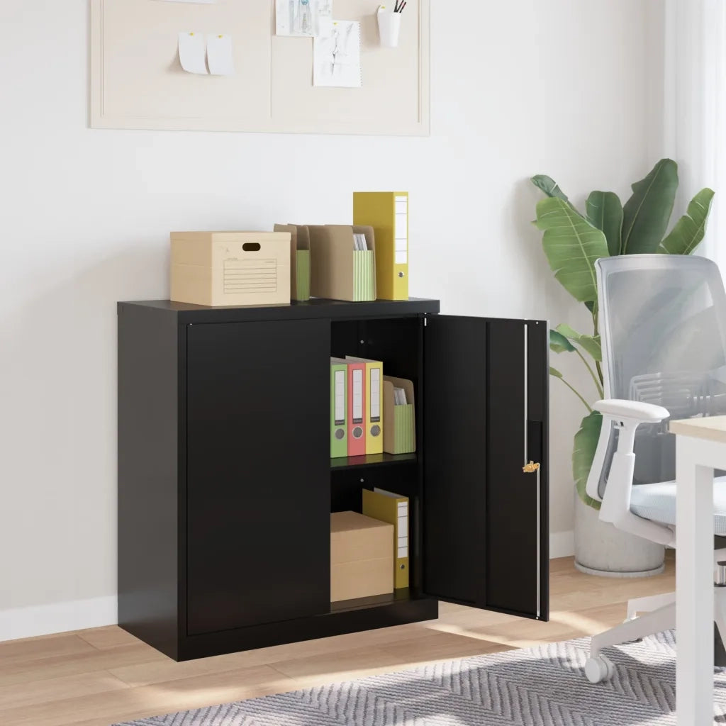 Armadio Classificatore Nero 79x40x90 cm in Acciaiocod mxl 129668